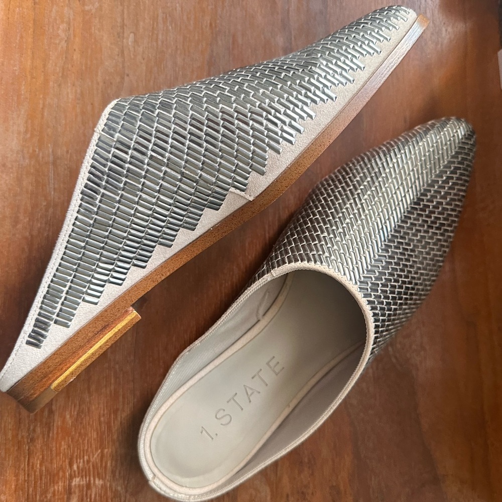 1. State Women's Silver Loafers